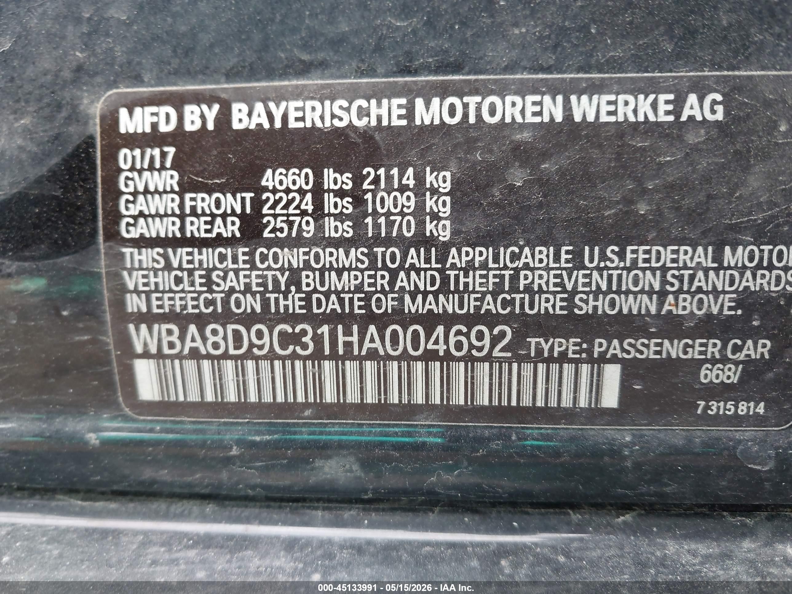 WBA8D9C31HA004692 2017 BMW 330I xDrive - app.image 9