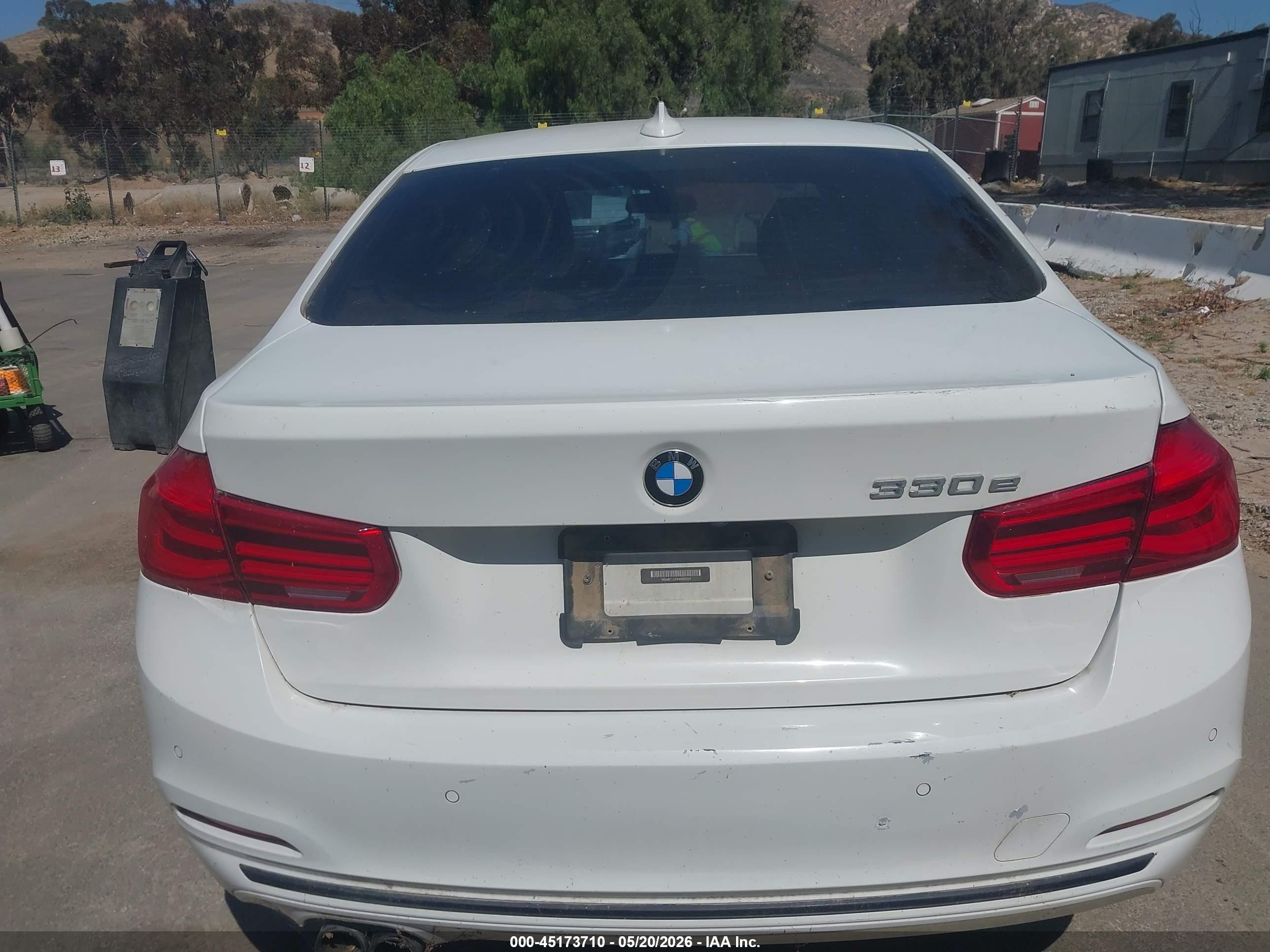 2017 BMW 330E Iperformance VIN: WBA8E1C53HK895224 Lot: 45173710