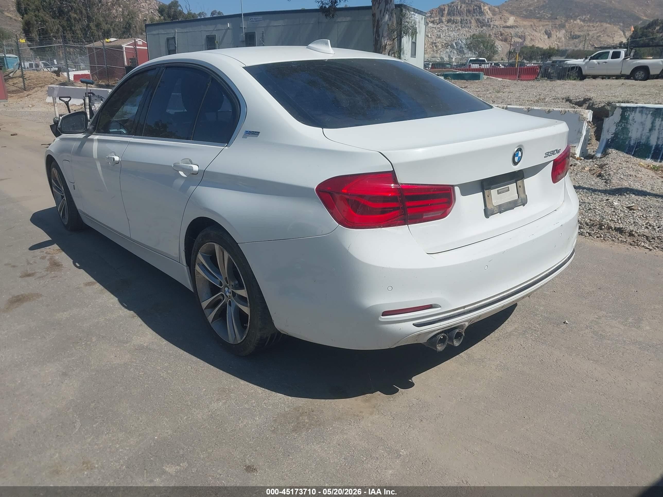 2017 BMW 330E Iperformance VIN: WBA8E1C53HK895224 Lot: 45173710
