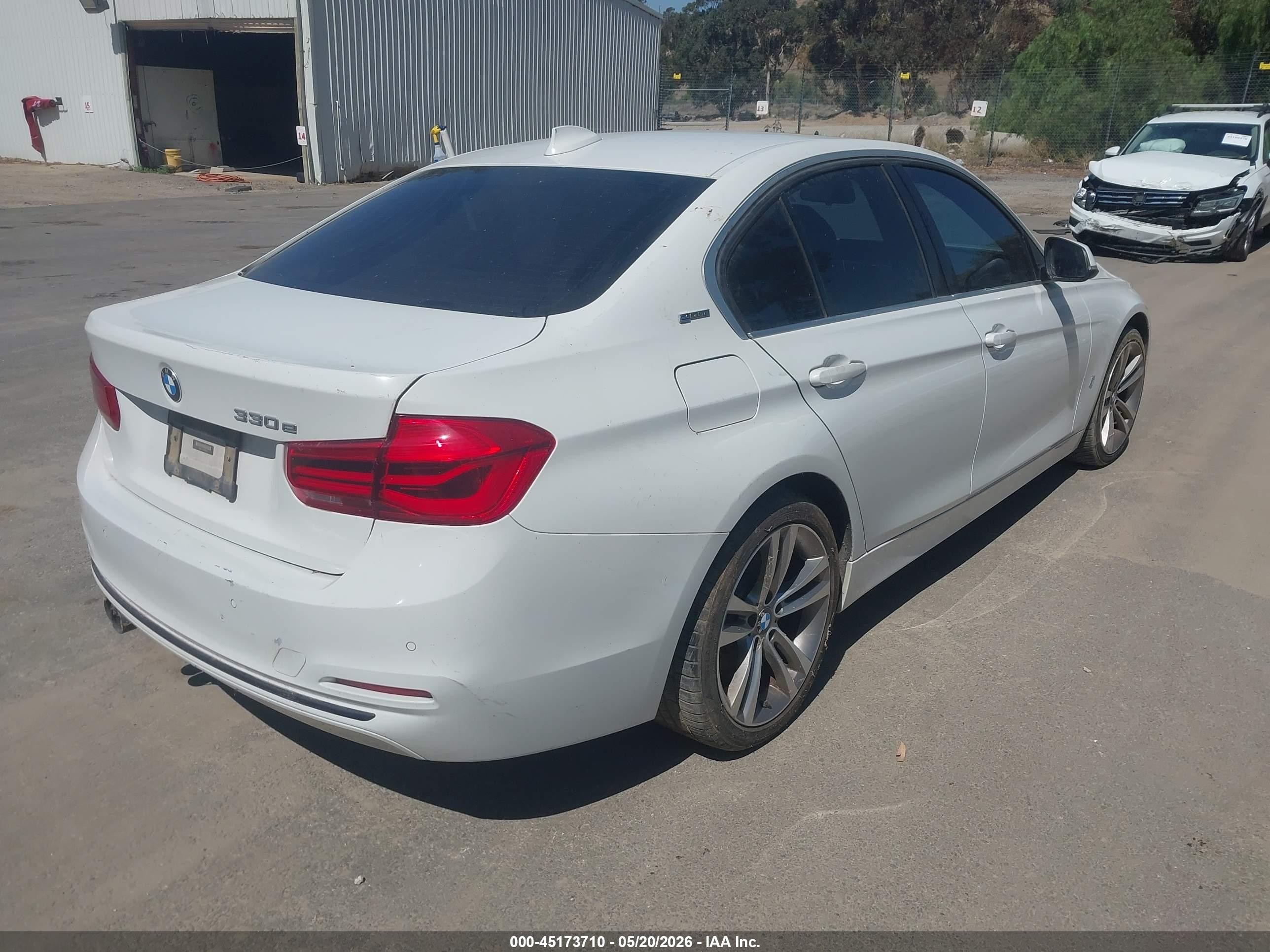 2017 BMW 330E Iperformance VIN: WBA8E1C53HK895224 Lot: 45173710