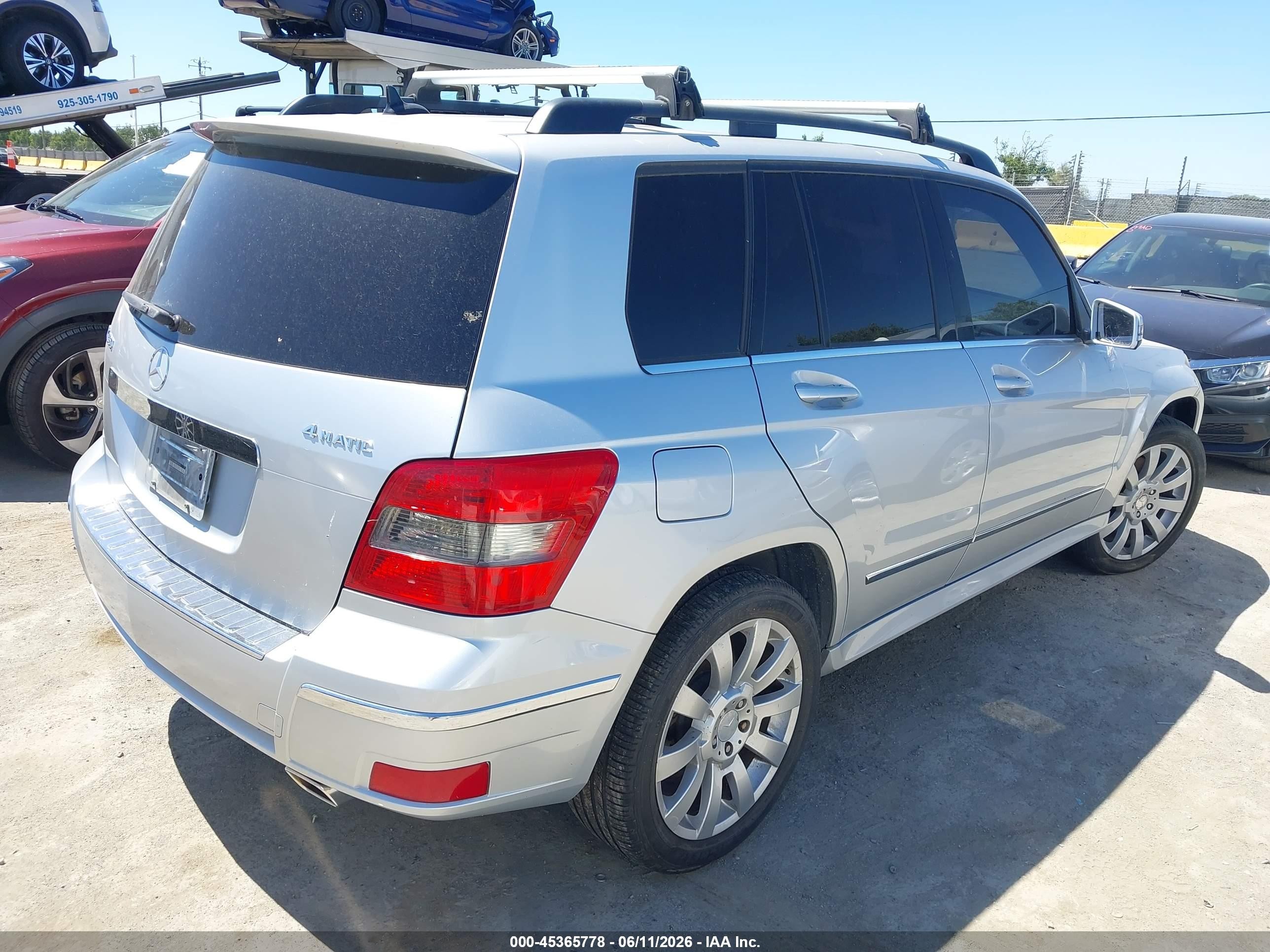 2011 Mercedes-Benz Glk 350 4Matic VIN: WDCGG8HB6BF537710 Lot: 45365778